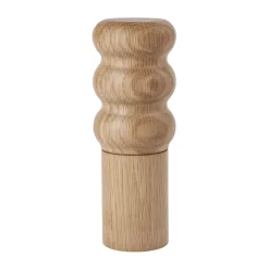 Broste Copenhagen Edgar salt and pepper grinder 20 cm, Natural oiled oak Beige