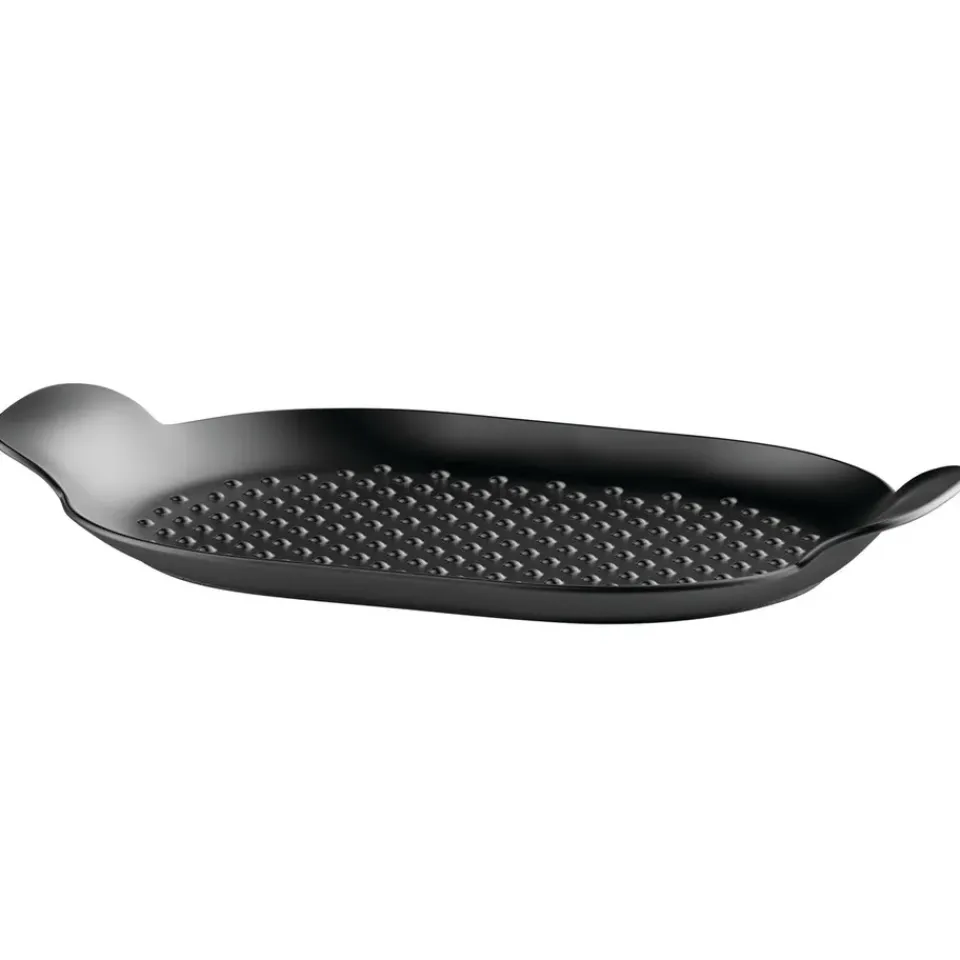 Cast Iron Pans|Frying Pans & Skillets^Alessi Edo cast iron pan, 24.5x40 cm Black