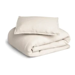 Sale Garbo&Friends Eggshell Muslin bed set baby, 70x80 cm/28x35 cm Beige