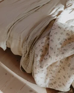 Discount Garbo&Friends Eggshell Muslin bed set, 140x200 cm/50x70 cm Beige