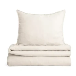 Bed Sets^Garbo&Friends Eggshell Muslin bed set, 150x210 cm/50x60 cm Beige