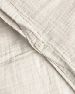 Bed Sets^Garbo&Friends Eggshell Muslin bed set, 150x210 cm/50x60 cm Beige