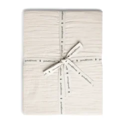 Bed Sheets^Garbo&Friends Eggshell Muslin fitted sheet, 70x140x20 cm Beige