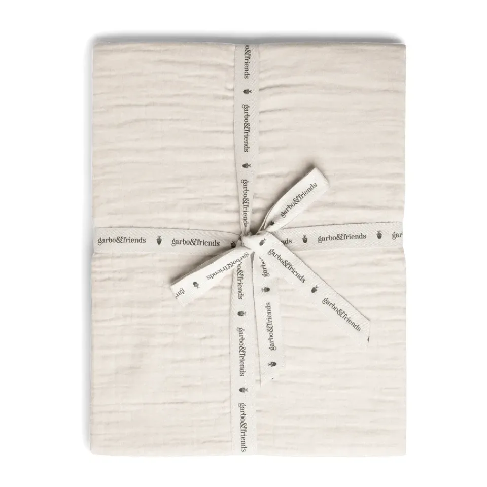 Bed Sheets^Garbo&Friends Eggshell Muslin fitted sheet, 70x140x20 cm Beige
