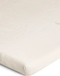 Bed Sheets^Garbo&Friends Eggshell Muslin fitted sheet, 70x140x20 cm Beige