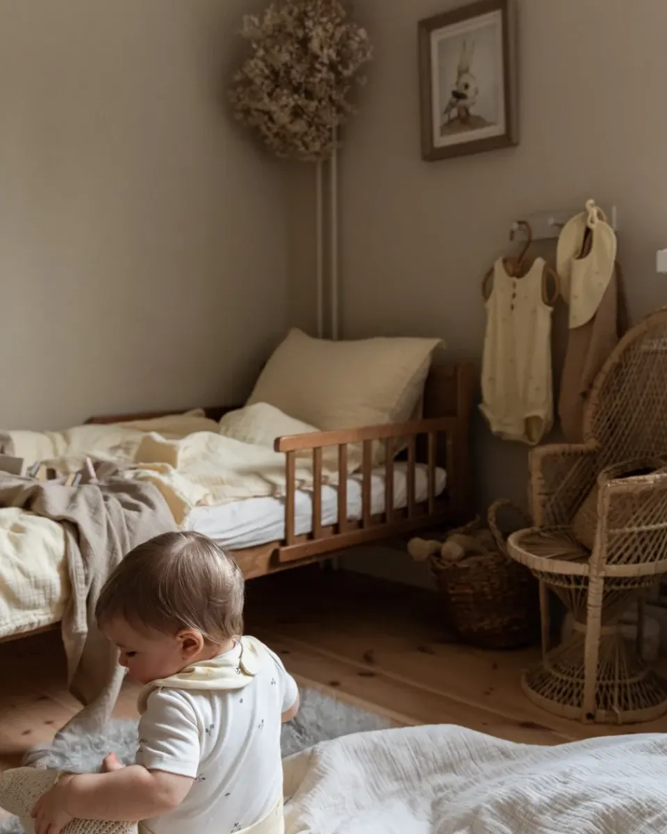 Baby Blankets^Garbo&Friends Eggshell Muslin padded blanket, 100x140 cm Beige