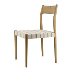 New 1898 Ekeryd dining chair, Webbing-laquered oak Beige