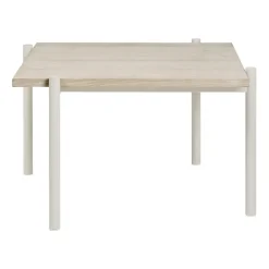 Coffee Tables^Broste Copenhagen Elaine coffee table 54.2x54.2 cm, White ash Beige