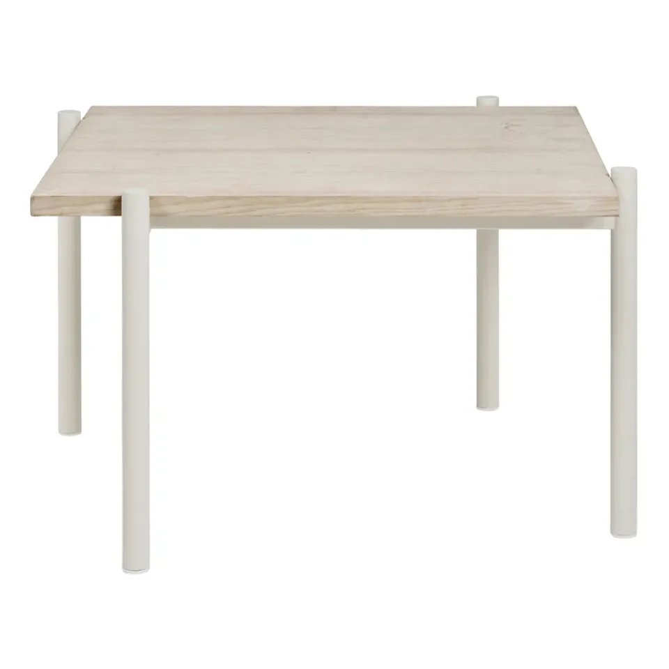 Coffee Tables^Broste Copenhagen Elaine coffee table 54.2x54.2 cm, White ash Beige