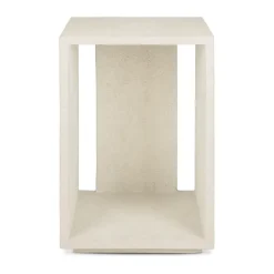 New Ethnicraft Elements bedside table, Off , 32x47 cm White