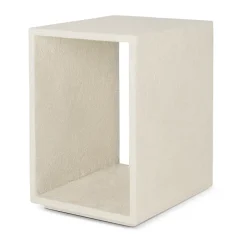 New Ethnicraft Elements bedside table, Off , 32x47 cm White