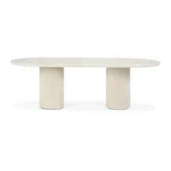 Dining Tables^Ethnicraft Elements Oblong dining table, Off White