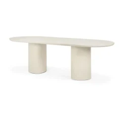 Dining Tables^Ethnicraft Elements Oblong dining table, Off White