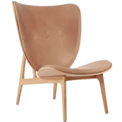 Discount NORR11 Elephant lounge leather oak, Dunes camel Brown