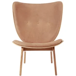 Discount NORR11 Elephant lounge leather oak, Dunes camel Brown