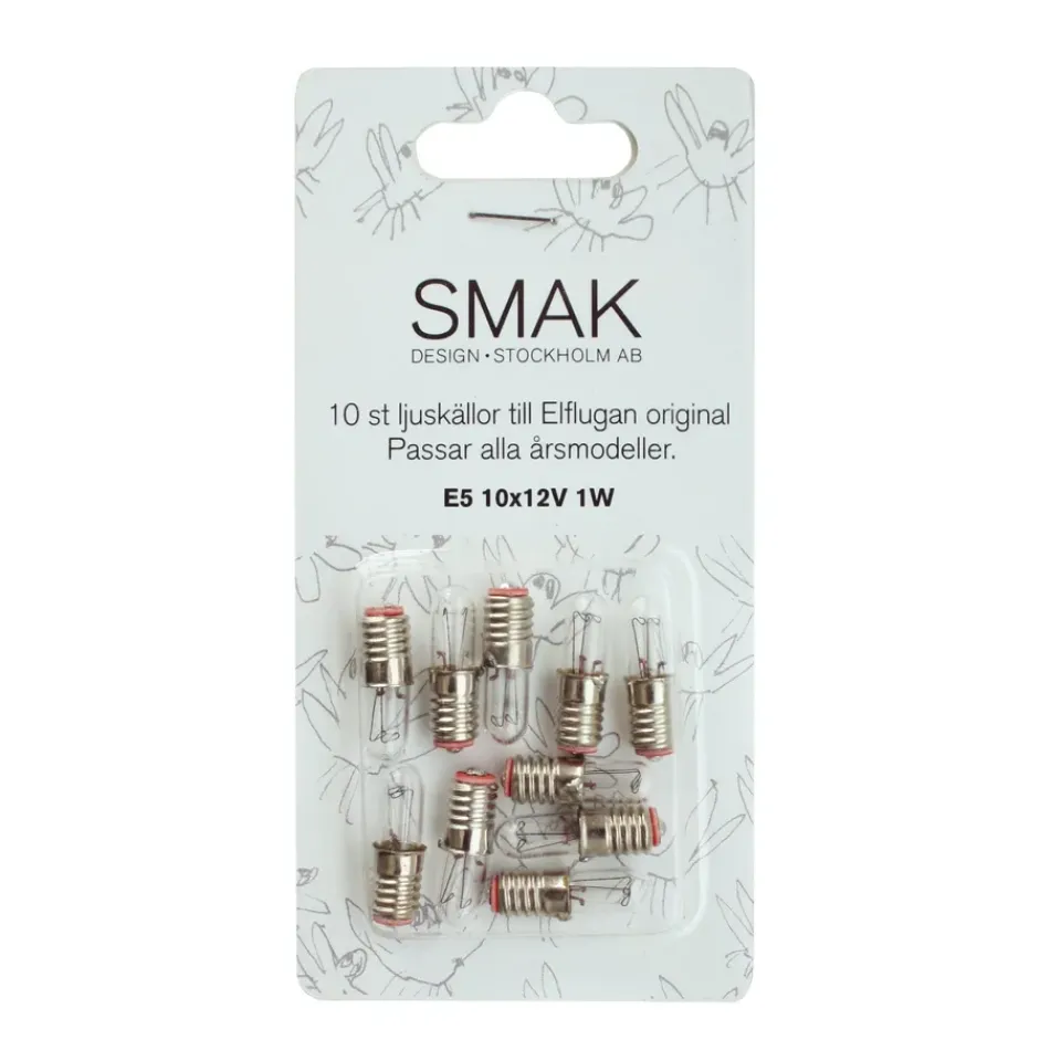 Clearance Elflugan replacement bulbs, 10-pack Transparent