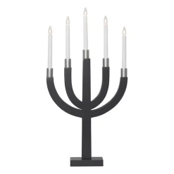 Outlet Star Trading Elias candle arch, Dark Grey