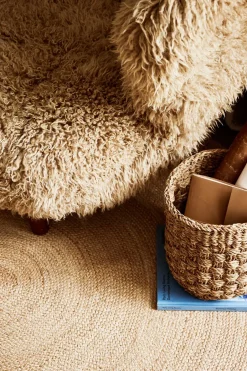 Best Dixie Elin carpet natural, Ø125 cm Beige