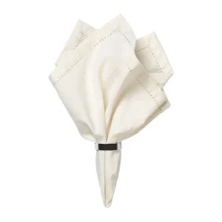 Linen & Cotton Napkins^Broste Copenhagen Elin fabric napkin 45x45 cm, Off White