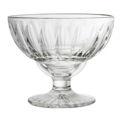 Dessert Bowls^La Rochère Elise bowl on foot 40 cl 6-pack, Clear Transparent