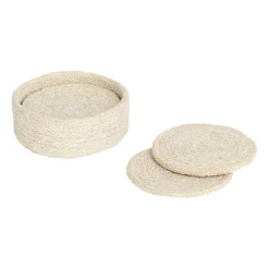 Coasters^Dixie Ella coaster Ø10.5 cm 6-pack, Pure White
