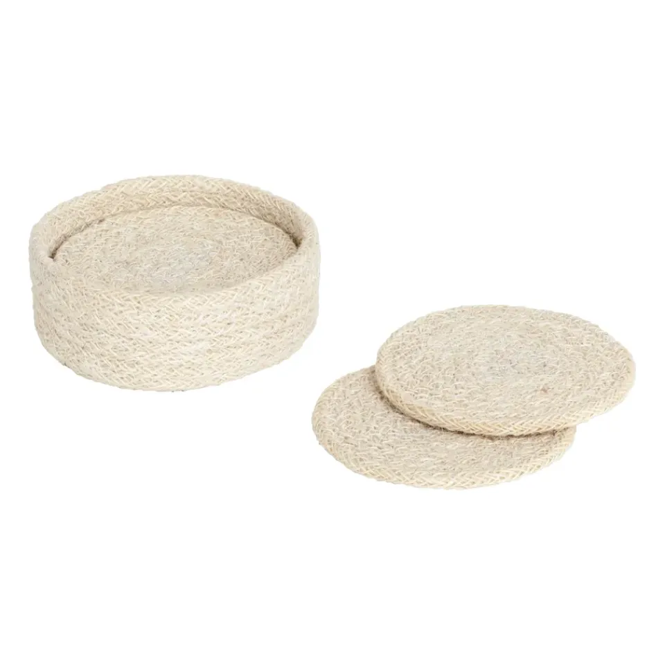 Coasters^Dixie Ella coaster Ø10.5 cm 6-pack, Pure White