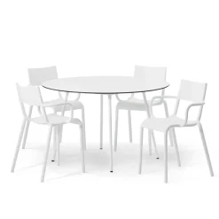Dining Tables^SMD Design Ella dining table round, White
