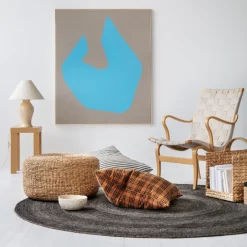 Jute & Natural Fibre Rugs|Round Rugs^Dixie Ella jute rug Ø150 cm, -nature Black