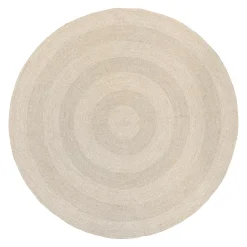 Jute & Natural Fibre Rugs|Round Rugs^Dixie Ella jute rug Ø150 cm, -nature White
