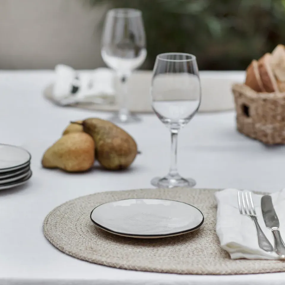 Placemats^Dixie Ella placemat oval, Beige