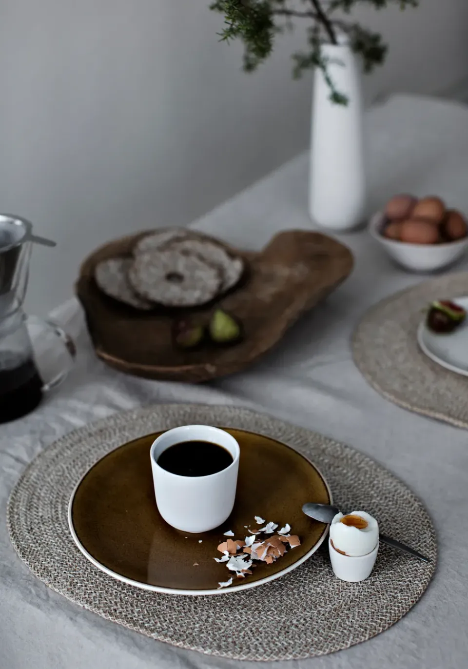 Placemats^Dixie Ella placemat oval, Beige