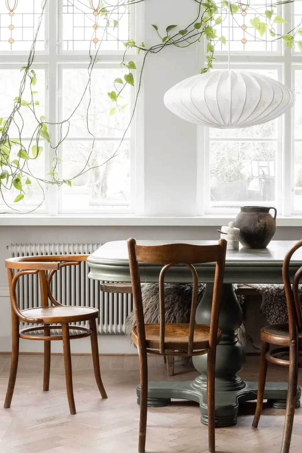 Pendant Lamps^Watt & Veke Ellipse lamp shade 65 cm linen, White