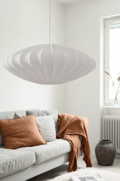 Pendant Lamps^Watt & Veke Ellipse lamp shade 65 cm linen, White