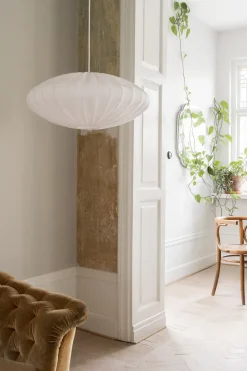 Pendant Lamps^Watt & Veke Ellipse lamp shade 65 cm linen, White