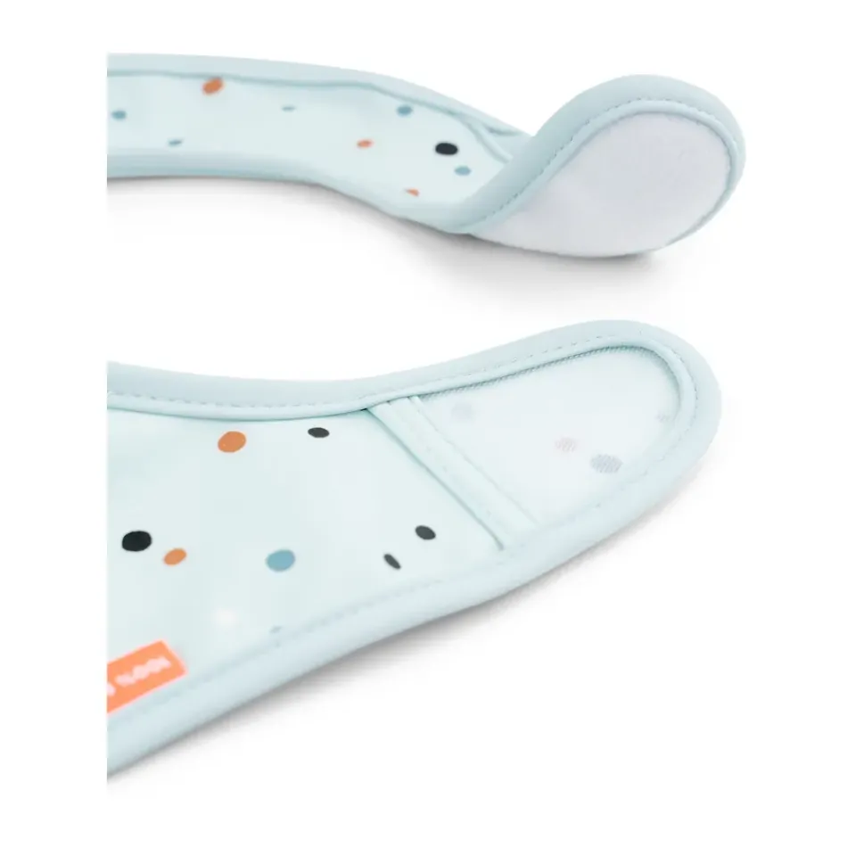 Bibs^Done by deer Elphee bib with velcro 2-pack, Blue