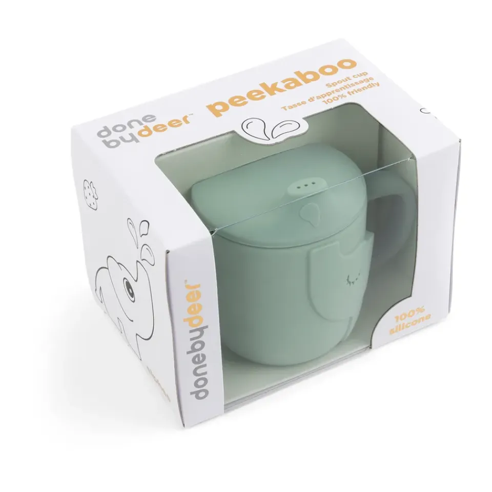 Sale Done by deer Elphee Peekaboo sippy cup 120 ml, Green