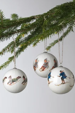 Clearance Design House Stockholm Elsa Beskow Christmas tree ornament 3-pack, Set nr 7 MultiWhite