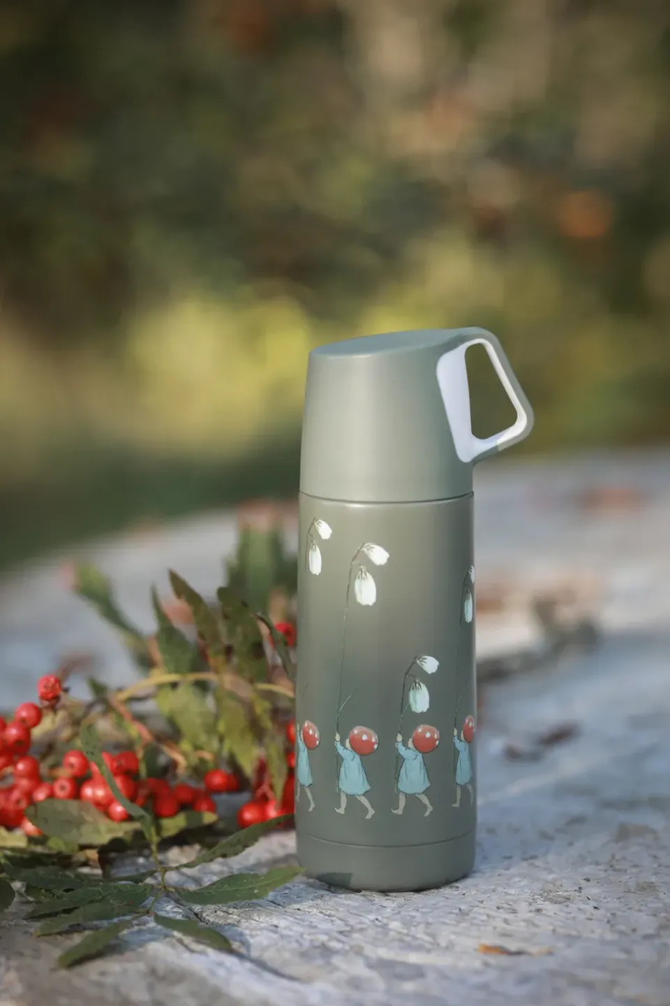 Children's Mugs|Thermal Flasks & Travel Mugs^Rätt Start Elsa Beskow Tomtebobarnen thermos 35 cl, Green