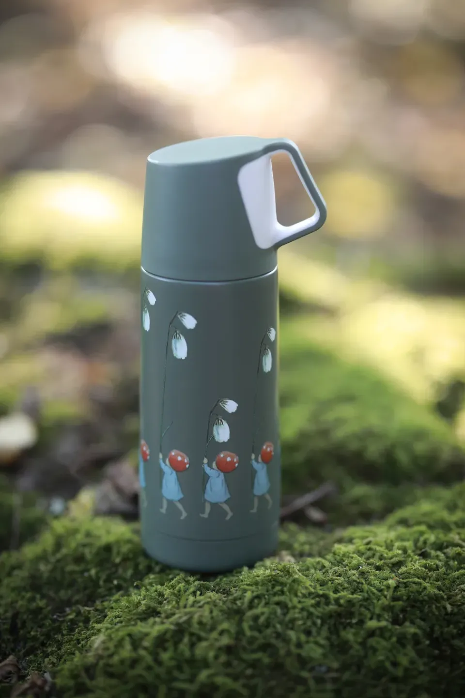 Children's Mugs|Thermal Flasks & Travel Mugs^Rätt Start Elsa Beskow Tomtebobarnen thermos 35 cl, Green