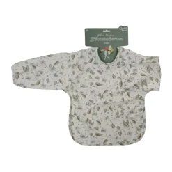 Bibs^Rätt Start Elsa Beskow Tomtebobarnen bib with sleeve, Green Multi