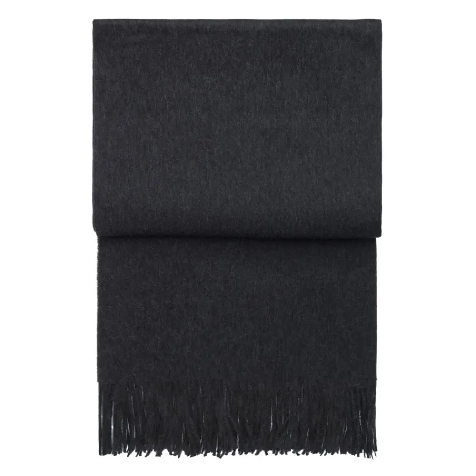 New Elvang Denmark Elvang Luxury throw, Dark grey Black