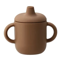 Children's Mugs|Coffee Cups^Scandi Living Elvie sippy cup silicone 180 ml, Hazel Brown