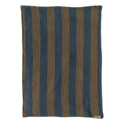 Kitchen Tea Towels^Mette Ditmer Elvira kitchen towel 50x70 cm, Ochre BrownBlue