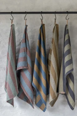 Best Mette Ditmer Elvira kitchen towel 50x70 cm, Dark grey GreyBeige