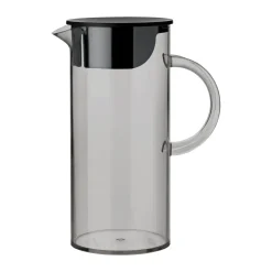 Water Jugs And Carafes^Stelton EM77 jug with lid 1.5 L, Smoke Grey