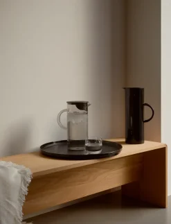 Water Jugs And Carafes^Stelton EM77 jug with lid 1.5 L, Smoke Grey
