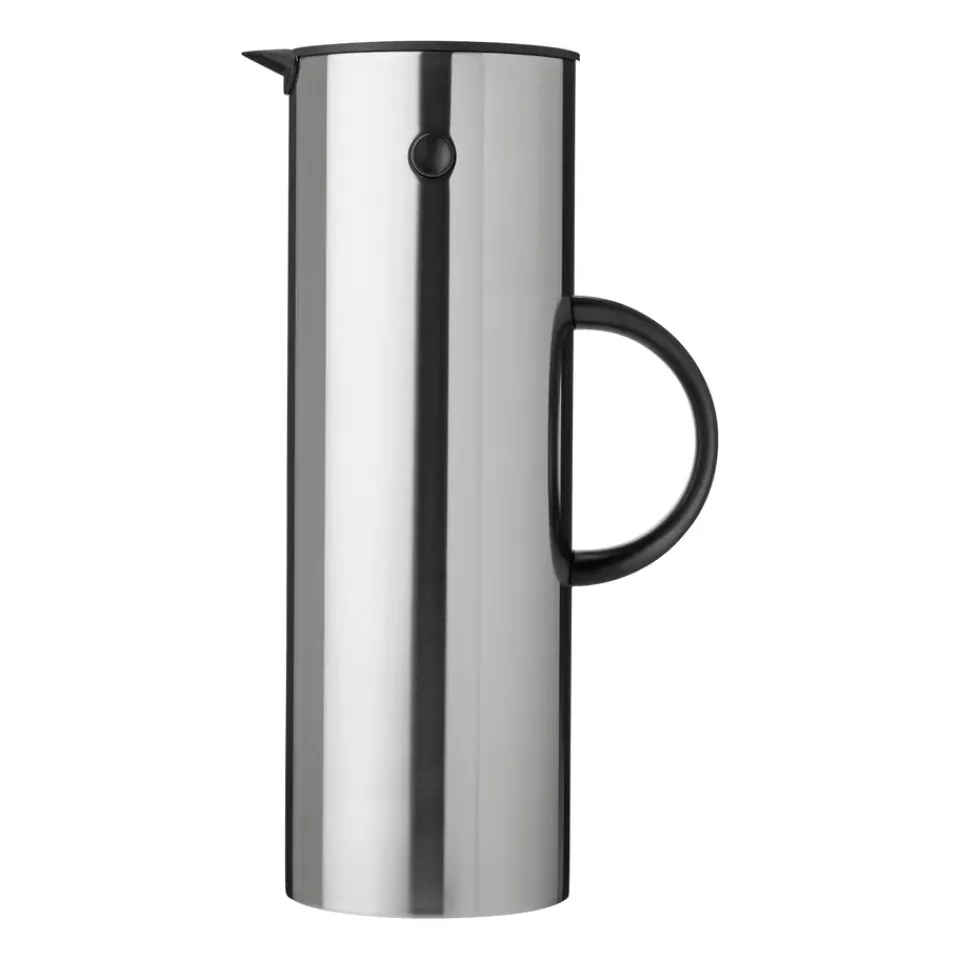 Thermoses^Stelton EM77 vacuum jug 1 l, stainless steel Silver-coloured