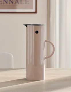 Online Stelton EM77 vacuum jug 1 l, Heather Pink
