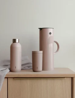 Online Stelton EM77 vacuum jug 1 l, Heather Pink