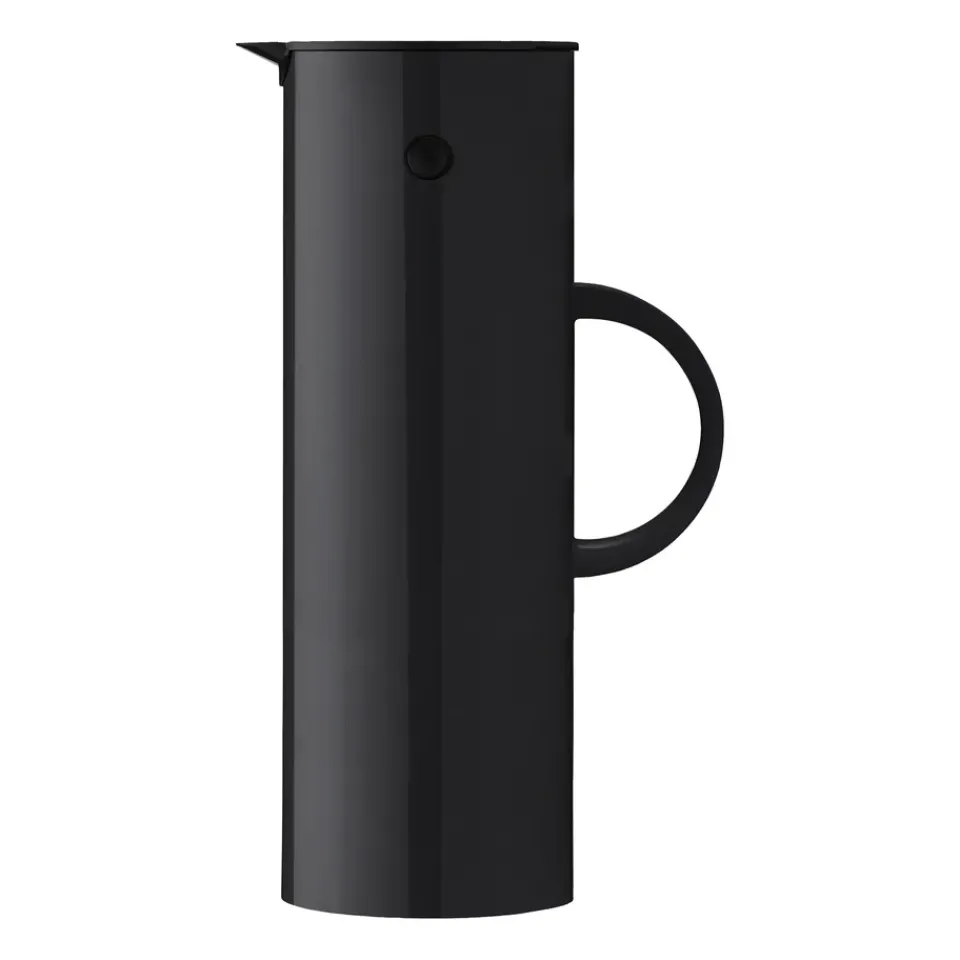 Thermoses^Stelton EM77 vacuum jug 1 l, shiny Black